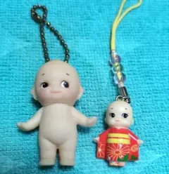 沖縄限定 ローズオニールキューピー 黒ブタ ストラップ - メルカリ