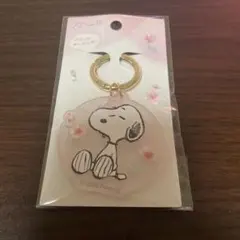 スヌーピー マットアクリルキーホルダー 桜のサムネイル