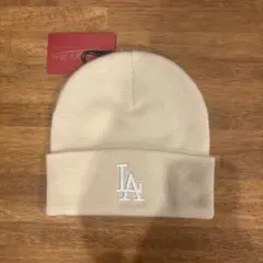 Mitchell & Ness LAロゴ ニット帽 ロサンゼルス限定タグ付きのサムネイル