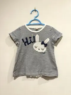 【数回着用】ニットプランナー　ミミちゃん　Tシャツ　半袖　100のサムネイル