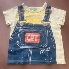 CRT オーバーオール風 Tシャツ 100