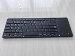 【ほぼ未使用】Omikamo ワイヤレスキーボード タッチパッド付き 折り畳み式