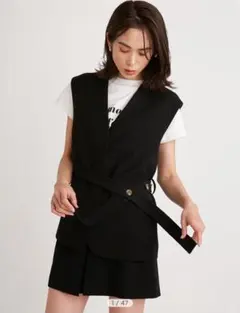 スナイデル ジレ セットアップ SETUP ブラック 新品未使用 ベスト