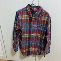 Ralph Lauren 長袖チェックシャツ 130