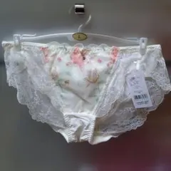 チュチュアンナ花柄刺繍レースショーツ Lサイズ　オフ白　新品未使用