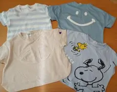 90cm 夏用 男の子 半袖Tシャツ まとめ売り