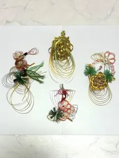 結納　水引 飾り 4点セット