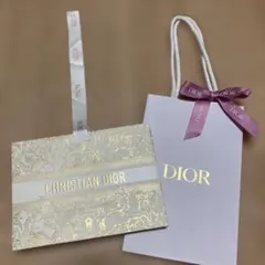 Dior 紙袋2枚 ショップバッグ ショッパー リボン付き