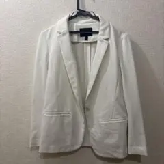 ホワイト テーラードジャケット