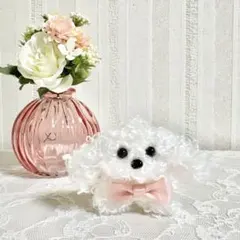 ♡モールドールのトイプードル♡ ホワイト 白 ぬいぐるみ 置物 ハンドメイド 犬