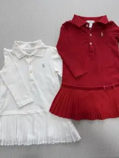 【Ralph Lauren】ラルフローレン ワンピース 長袖12m 80