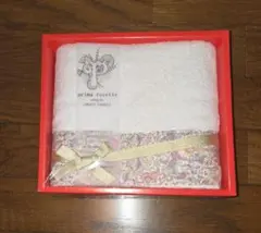 【新品】prima rosetteタオル未使用　ゲストタオル　フェイスタオル