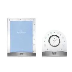 ウェッジウッド　プシュケ　クリア　ピクチャーフレーム＆クロック　ギフトセット