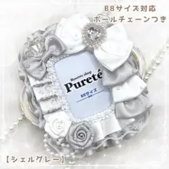 2249 硬質カードケース B8 シェルグレー