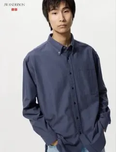 新品未使用 ユニクロJW ANDERSON オックスフォードオーバーサイズシャツ