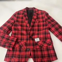 チャビーギャング　ジャケット　S チェック柄　150 160サイズ　卒業式