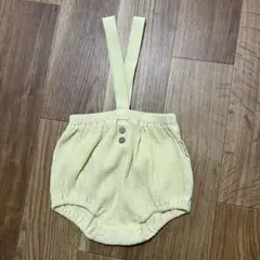 子供服 ベビー服 ブルマ リブブルマ 80 イエロー