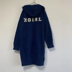 【エックスガール】X-girl LOGO SWEAT ロゴ　ワンピース