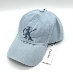【限定品新品】Calvin Klein キャップ デニム生地 CK レア