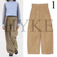 HYKE 25SS BARREL LEG TROUSERS バレルレッグ パンツ - メルカリ