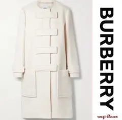 エコメルカリ便のみ⭐︎Burberry⭐︎ バーバリー ラウンドネックコート白