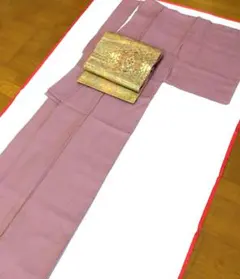 【未使用】正絹色無地 身丈154cm