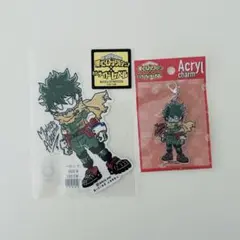 ヒロアカ　緑谷出久 B-SIDE LABELコラボ ステッカー　アクリルチャーム