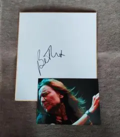 Portishead / ベス・ギボンズ 直筆サイン入り写真+ 色紙