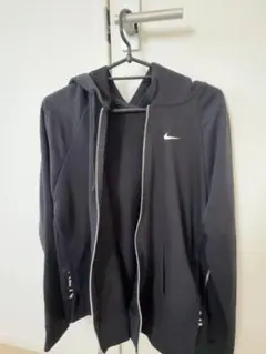 Nike DRI-FIT ブラック フルジップパーカー M