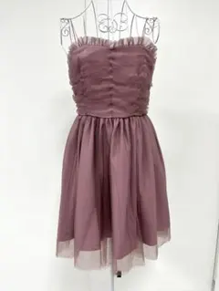 パーティードレス 結婚式 謝恩会 フォーマルドレス  ピンクSサイズカラードレス