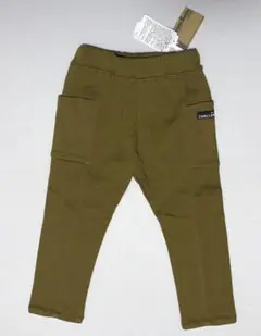 ［未使用］裏起毛あり オリーブ色 長ズボン　パンツ　110