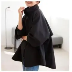 美品■スローブIENA■テントラインショートコート■黒■Fサイズ■人気完売品 2026年最新】テントラインショートコート スローブイエナの人気