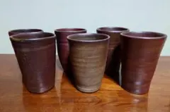 陶器製カップ 6個セット