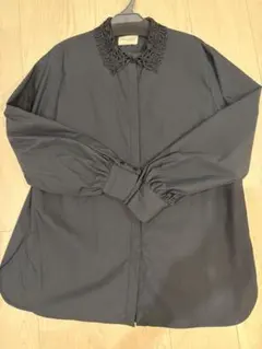 【新品未使用】ユナイテッドアローズ　ブラウス　黒　フリーサイズ