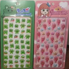2枚新品未開封　吉田産業　ぷくぷくキャンディシール　グリグリ　　チーズガール