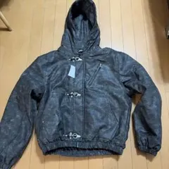 BELVETフード付きデニム風ジャケット