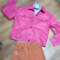 ♥【SHEIN】ピンク レザージャケット！ BEAUTY&YOUTH