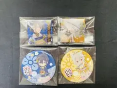 刀剣乱舞　三日月宗近　小狐丸　缶バッジ　スクエア缶バッジ