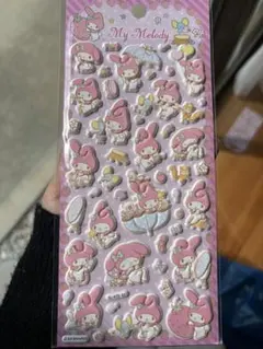 マイメロ　マシュマロシール　サンリオ　海外限定　正規品　もちもちシール