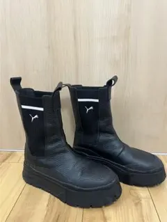 PUMA レディース サイドゴアブーツ ブラック 値下げ交渉可能♡のサムネイル