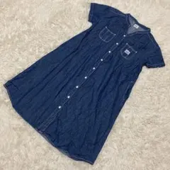 Buddy Lee リー シャツワンピース デニム マタニティ ブルー M