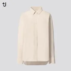 スーピマコットンオーバーサイズシャツ（長袖）　M