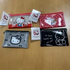 ハローキティ ポーチ4個セット