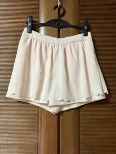 MINIMUM MINIMUM 桜色ミニスカート風ショートパンツ　キュロット