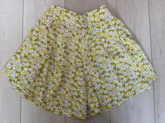 ライトオン　花柄ショートパンツ　スカート風　120 キュロットパンツ