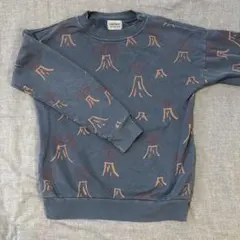 BOBO CHOSES 火山プリント トレーナー 10-11歳