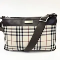 BURBERRY バーバリー ノバチェック ショルダーバッグ ロゴプレートのサムネイル