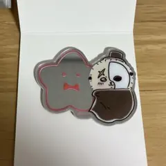 まじかるちいかわ　ラッコ　トレーディングミラーステッカー