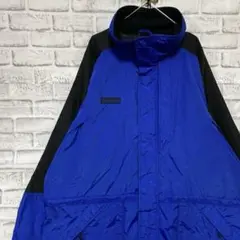 コロンビア　マウンテンパーカー ブルー L ロゴ刺繍アウトドア911