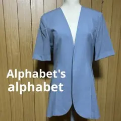 日本製　Alphabet's alphabet 五分袖ロングジャケットのサムネイル